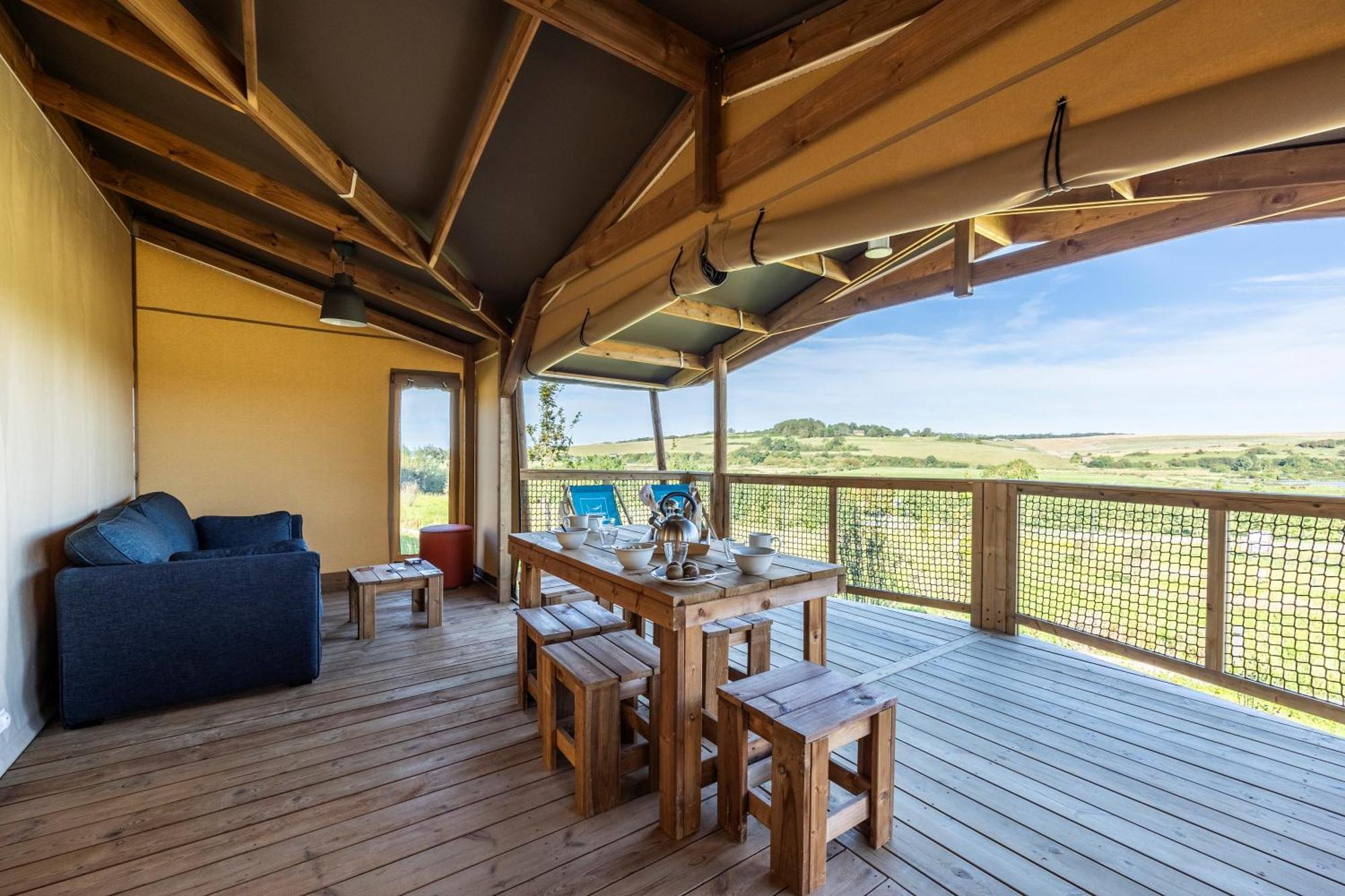 Camping Domaine Saane Et Mer Quiberville Eksteriør billede