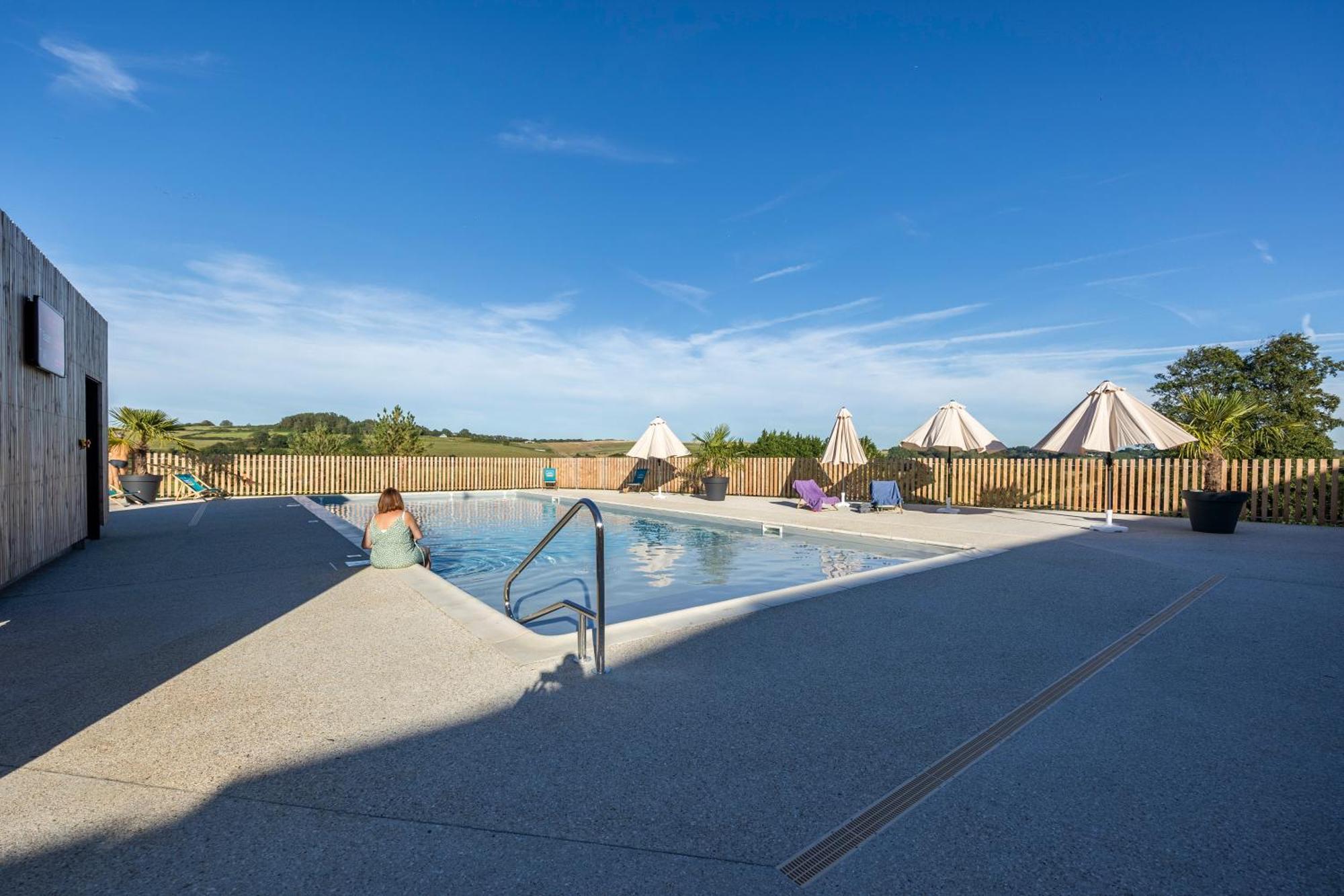 Camping Domaine Saane Et Mer Quiberville Eksteriør billede